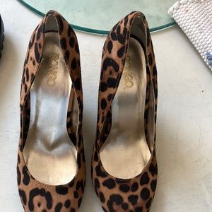 Animal print pumps